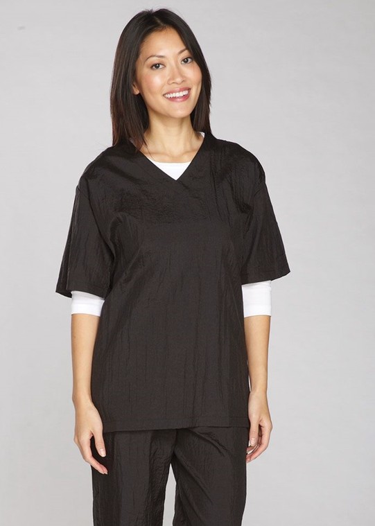 TP V-Neck Grooming Smock - Small Black