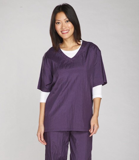 TP V-Neck Grooming Smock - Small Purple