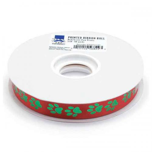 TP Printed Ribbon Roll 50yds /Green