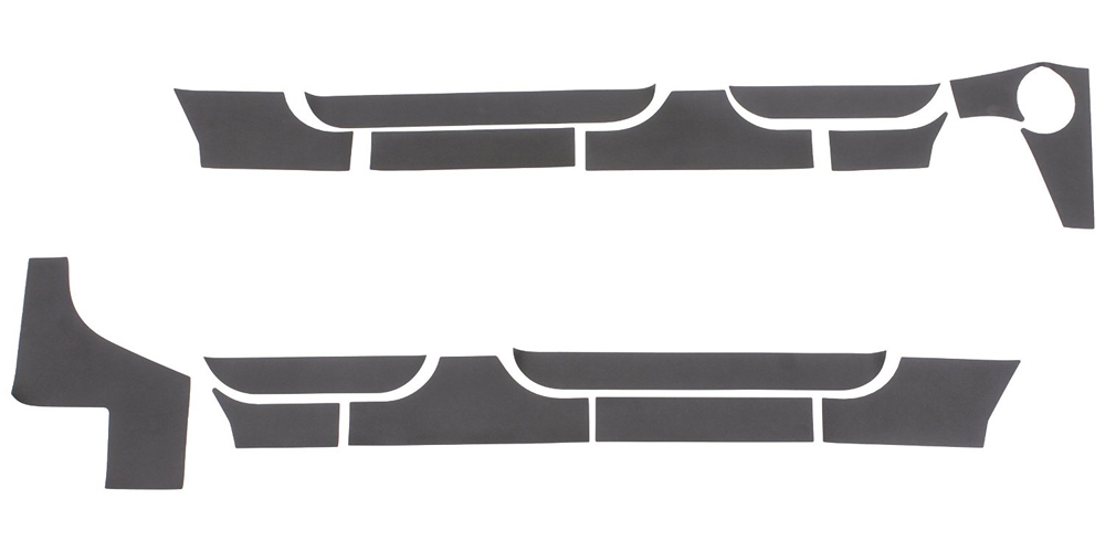 RHINO LININGS ROCKER GUARDS-SM