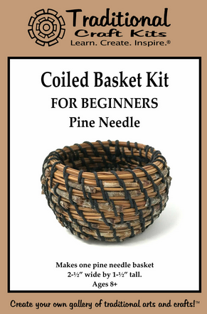 Coiled Basket Kit for Beginners - Pine Needle