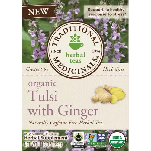 Traditional Medicinals Tulsi With Ginger (6x16 BAG )