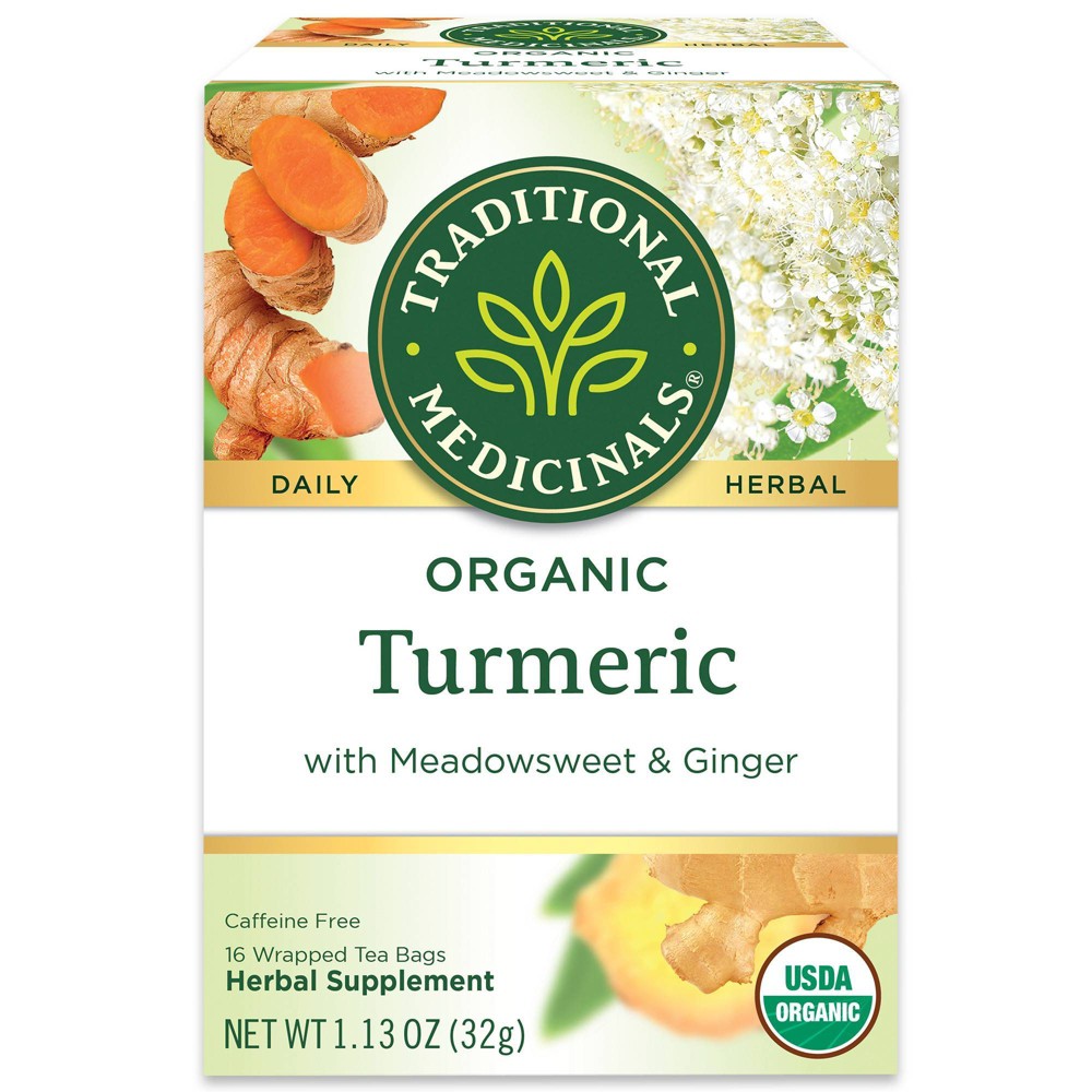 Traditional Medicinals Turmeric with Meadowsweet & Ginger Tea (6x16 BAG )