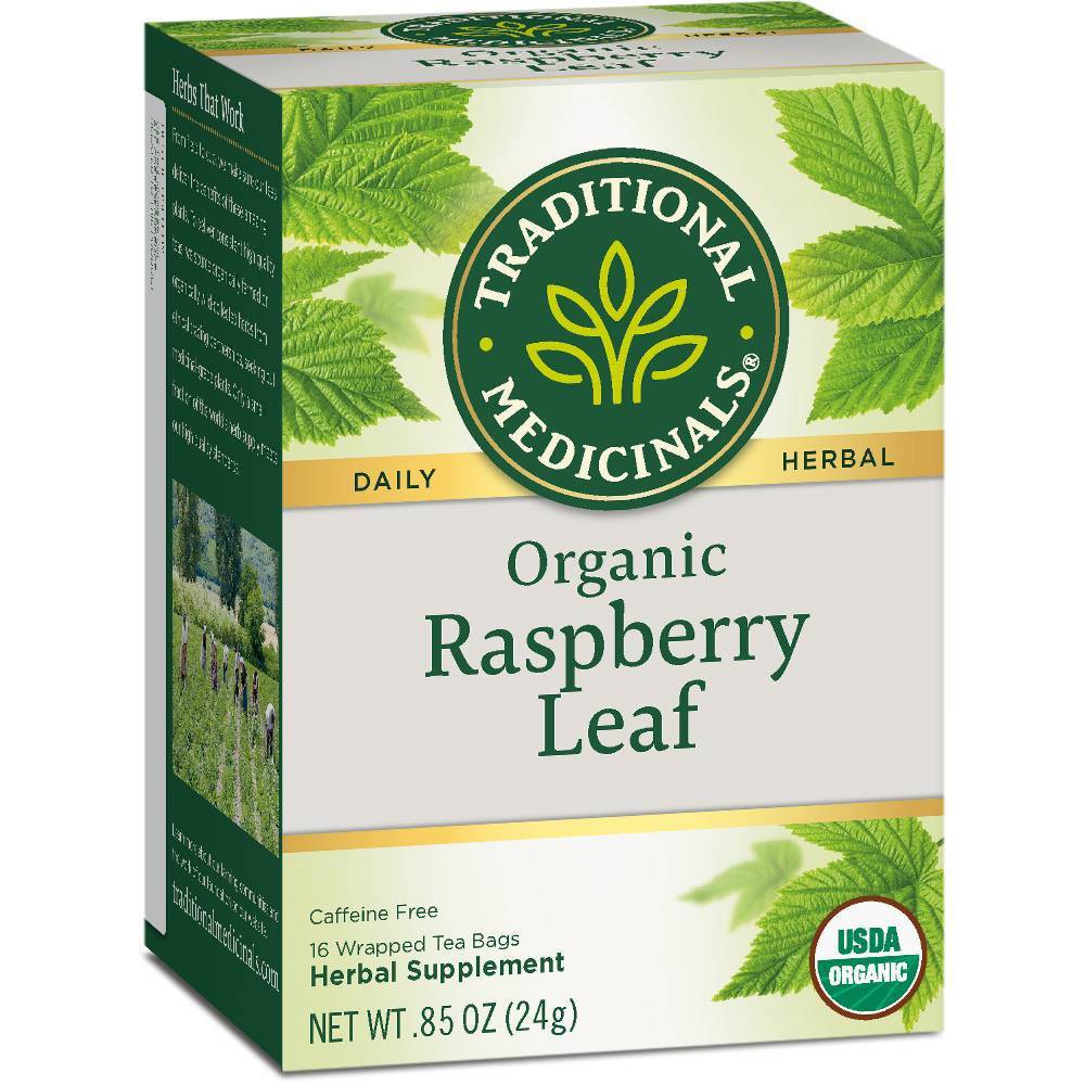 Traditional Medicinals Raspberry Leaf Tea (1x16 Bag)