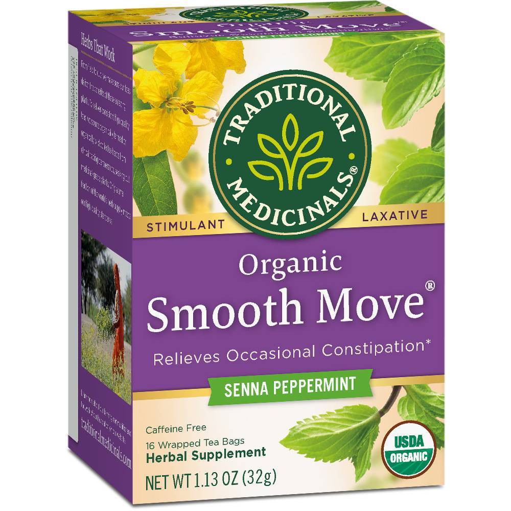 Traditional Medicinals Peppermint Smooth Move (1x16 Bag)