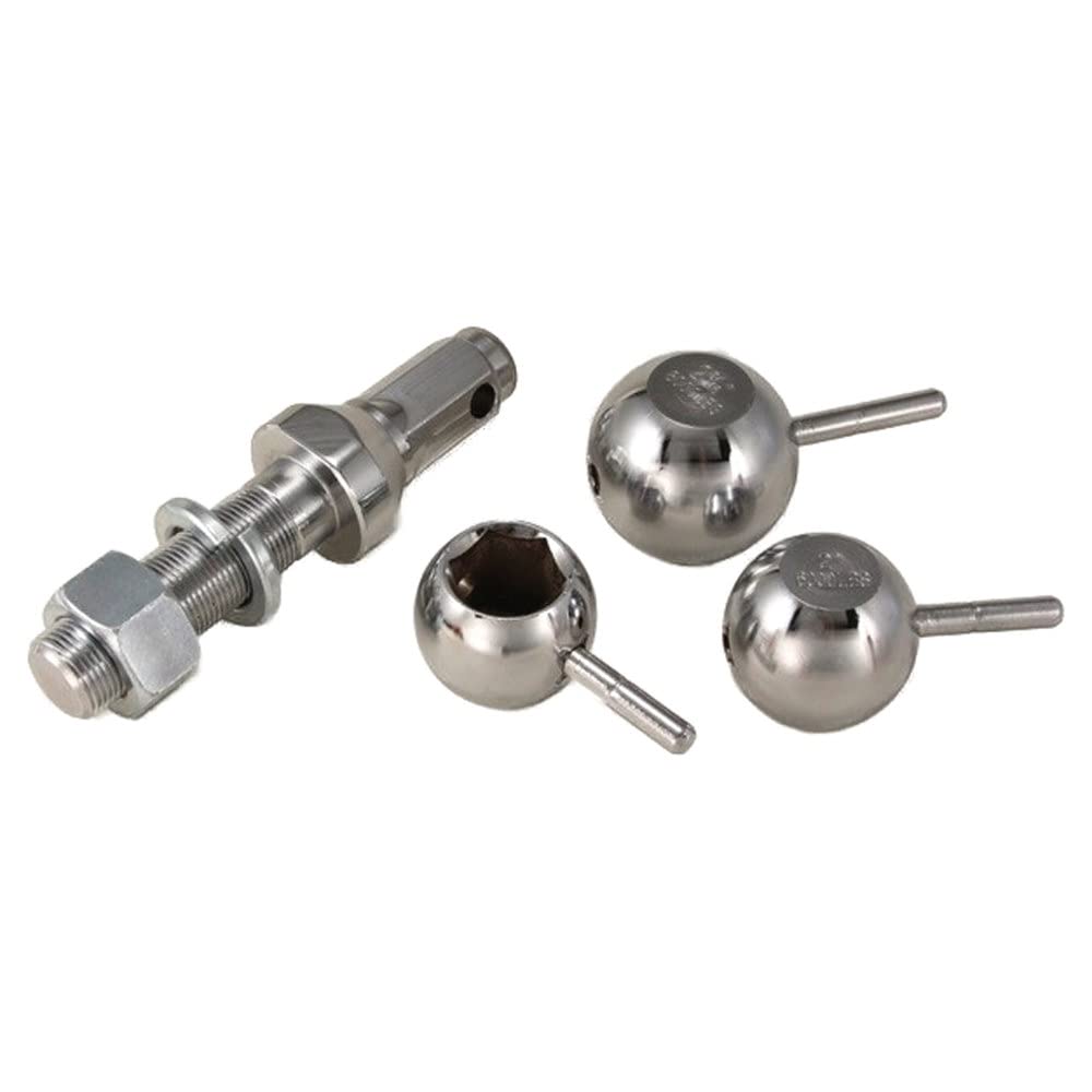 TRIMAX ADJUSTABLE TOW BALL KIT INCLUDES 1IN SHAFT WITH 1-7/8IN, 2IN & 2-5/16IN ATTACHABLE BALLS