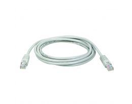 15' Cat5e Patch Cable Gray