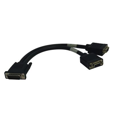 1' DMS59 VGA Female Split Cable