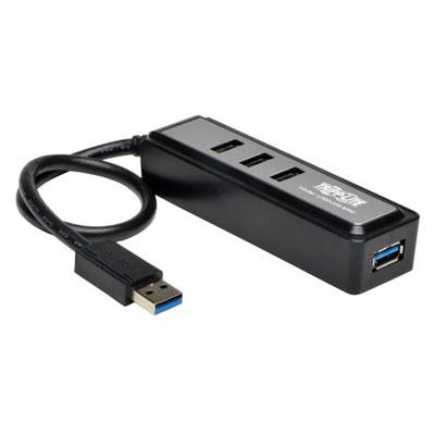 4Pt USB 3.0 SS Mini Hub w Cable