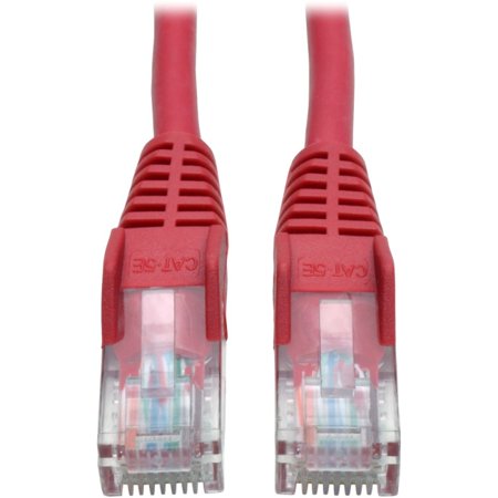 7' Cat5e 350MHz Snagless Cable Red