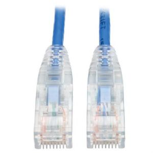 Cat6  Slim Patch Cable Blue 3'