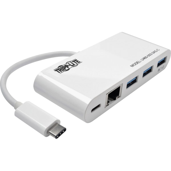 3Port USB C Hub w GbE Charging