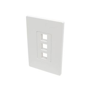 3 Port Wall Plate Keystone