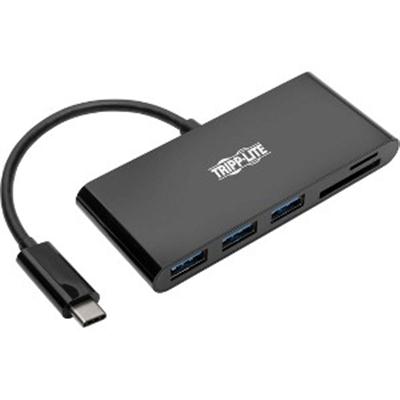 USB C Hub 3x USBA Card Reader