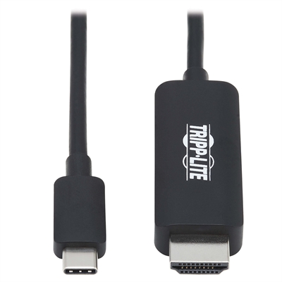 USB C HDMI Adapter 4K Black 3'