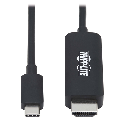 USB C HDMI Adapter 4K Black 6'