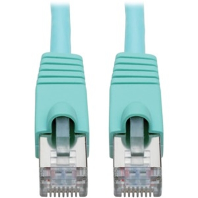 Cat6a Ethernet 10G Aqua 8ft