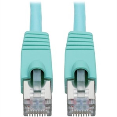 Cat6a Ethernet 10G Aqua 15ft