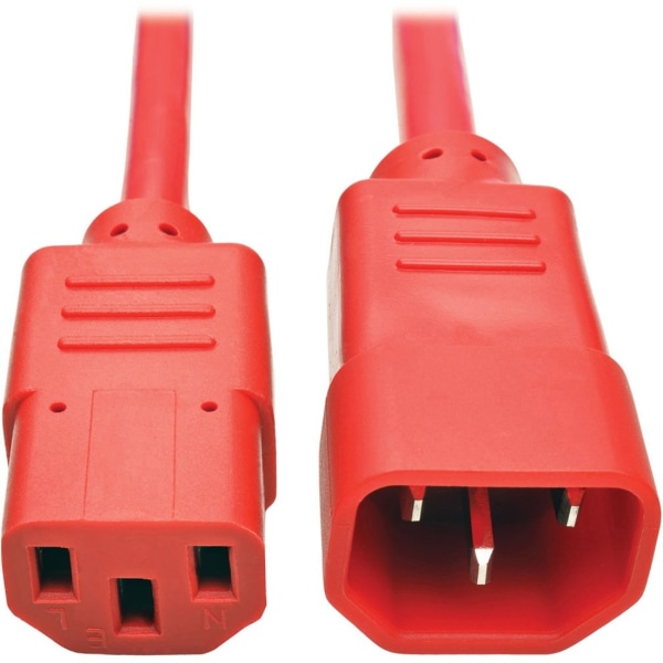 Heavy Duty 6' Power Extension Cord Red