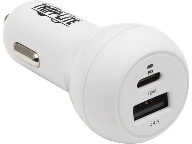 USB Car Charger W  USB C USB A