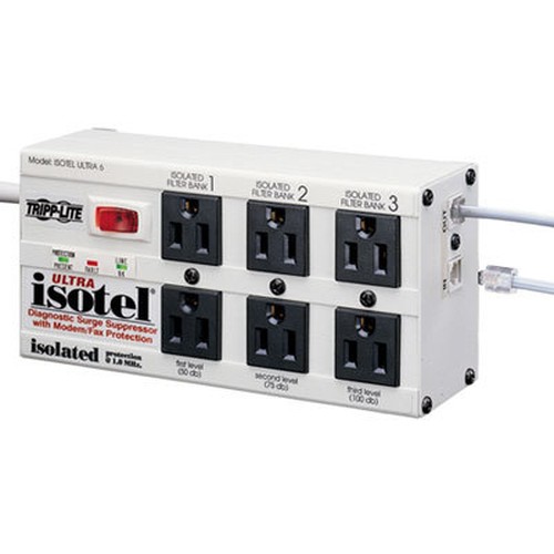 6 Outlet 2850J Surge w RJ11