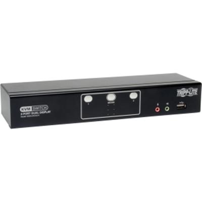 2 Port Dual Mon DVI KVM Switch