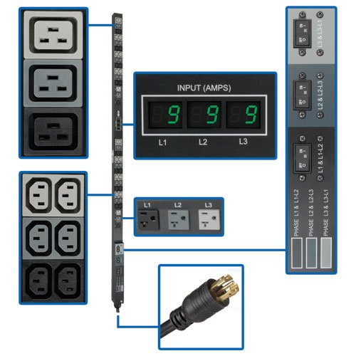 Pdu 3 Phase 208V 120V