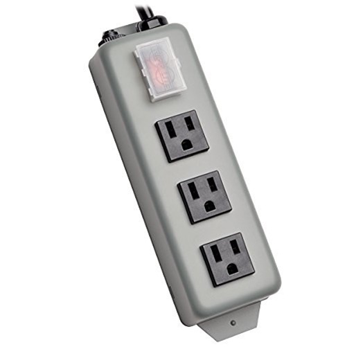 Power Strip 3 Outlet 9' Cord