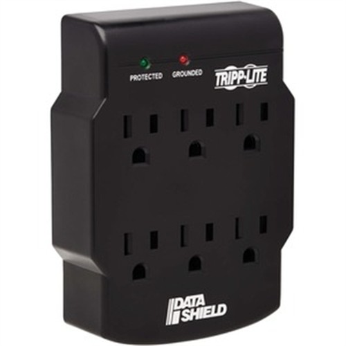 SpikeBlok 6 Outlet Surge black