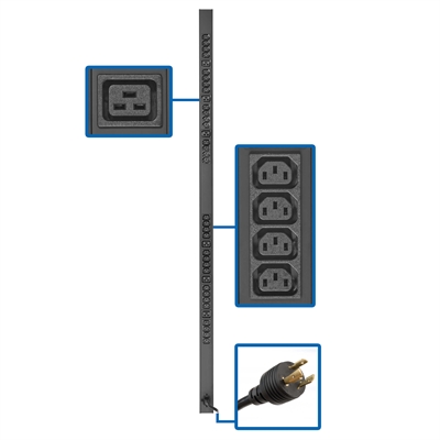 Pdu 32 C13 6 C19 208/240V 0Urm