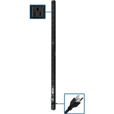 PDU 120V 16 5 15R 48IN 0U