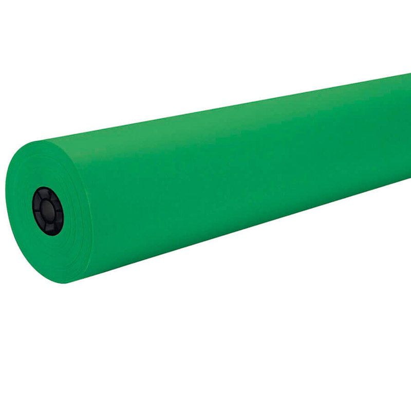 Tru-Ray Construction Paper Art Roll - Art Project, Mural, Banner - 36"Width x 500 ftLength - 1 / Roll - Festive Green - Sulphite