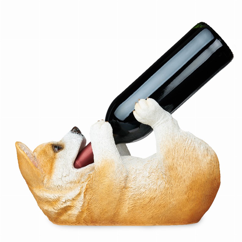 Corgi Wine Bottle Holder By True