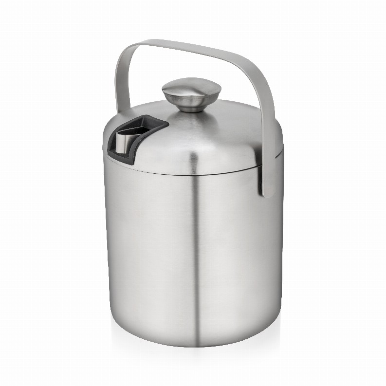 Stainless Steel Ice Bucket With Tongs By True