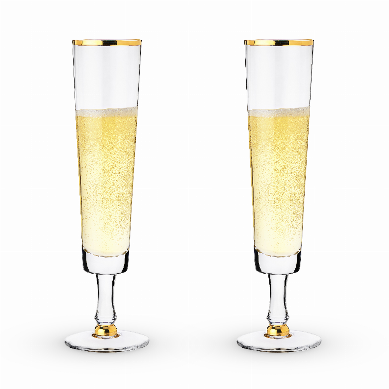 Wedding Champagne Flute Set By Twine