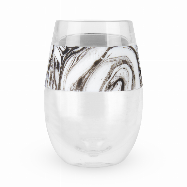 Wine Freeze Cooling Cup By Host - Black Swirl Single