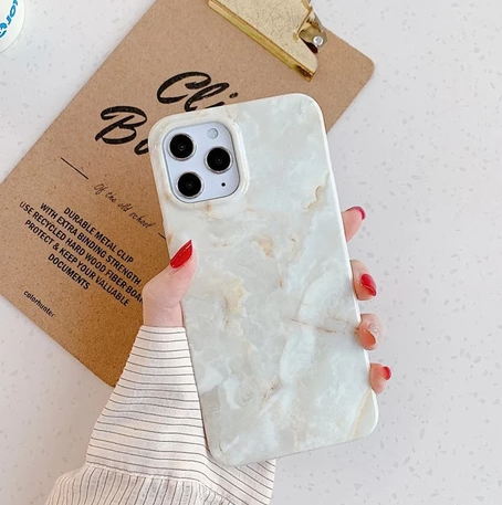 Calacatta Gold Marble Case - Iphone 12 / Iphone 12 Pro