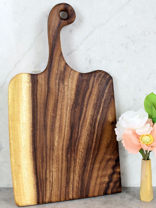 Live Edge Handled Charcuterie Board - Large