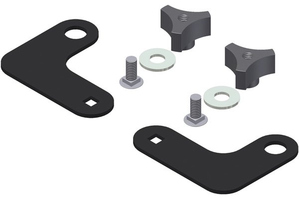 07-C WRANGLER ALTERNATE MOUNTING KIT FOR 310IN WITHOUT CARGO LOOPS