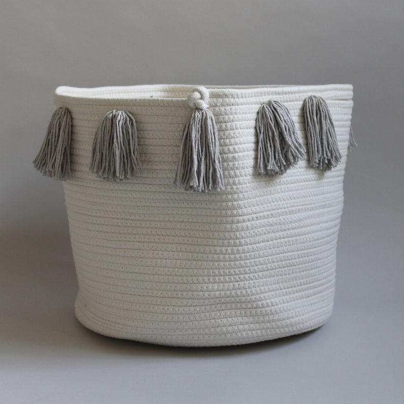 Twig and Tassel Basket