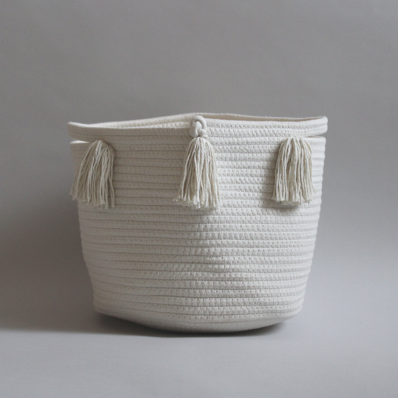 Twig and Tassel Basket