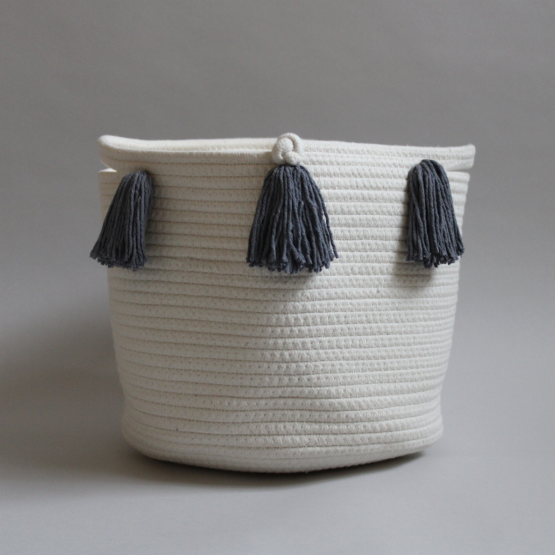 Twig and Tassel Basket