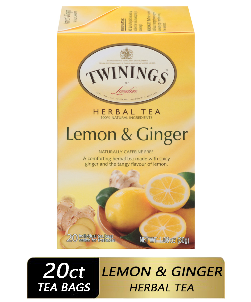 Twinings Lemon & Ginger Tea (6x20 Bag)