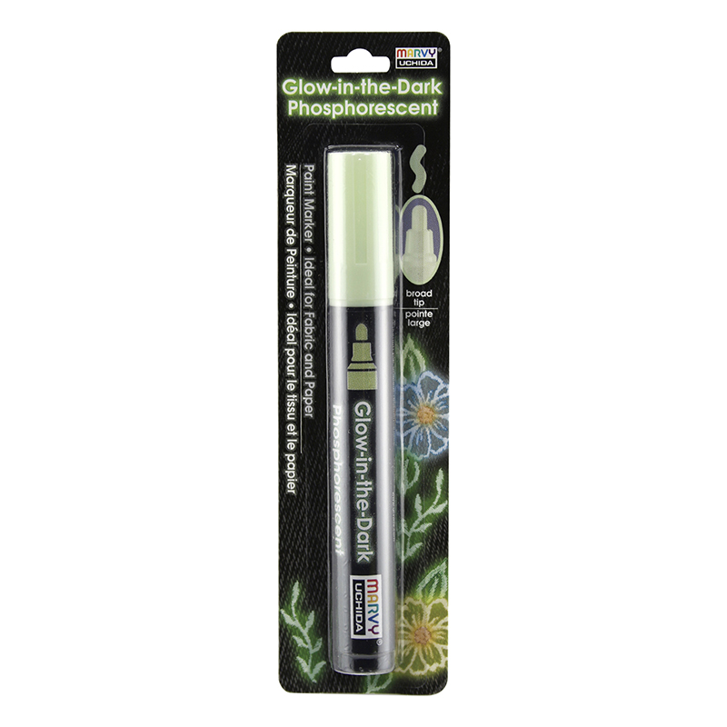 Glow In The Dark Green Fabric Marker