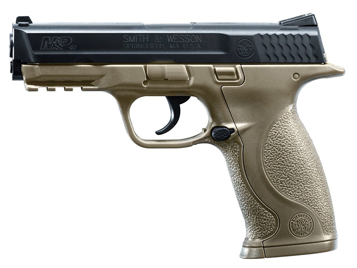 Umarex M&P Shield Replica CO2 Powered Semi-Automatic BB Pistol - Dark Earth