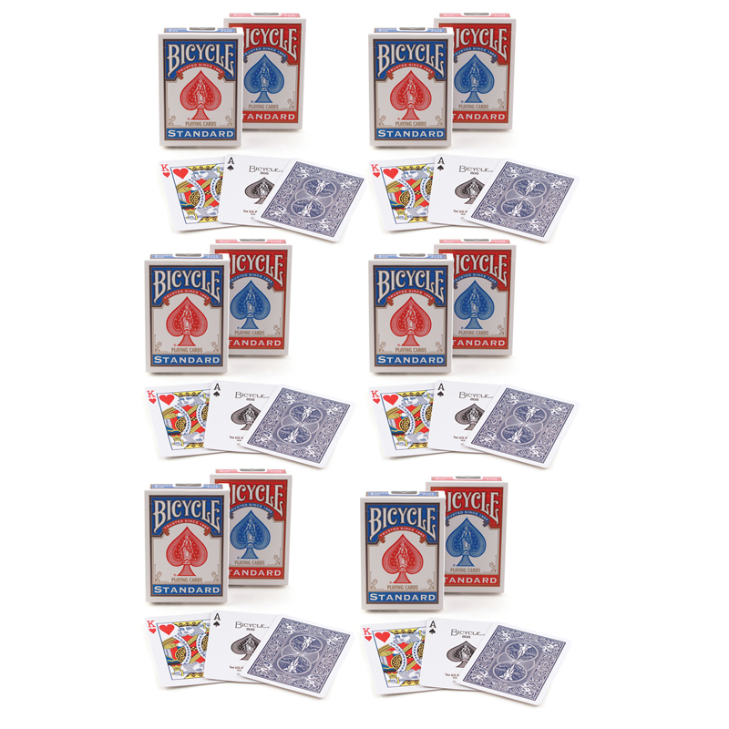 Standard Index Playing Cards, 6 Decks