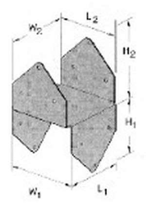 C44-Tz 4X4 Post Beam Cap