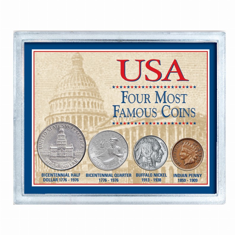 USA Four Most Famous Coins