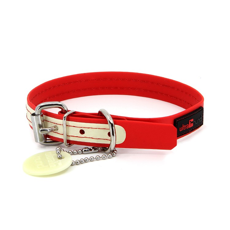 Play Glow Collar 3/4"x12" Red