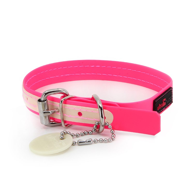 Play Glow Collar 3/4"x10" Pink